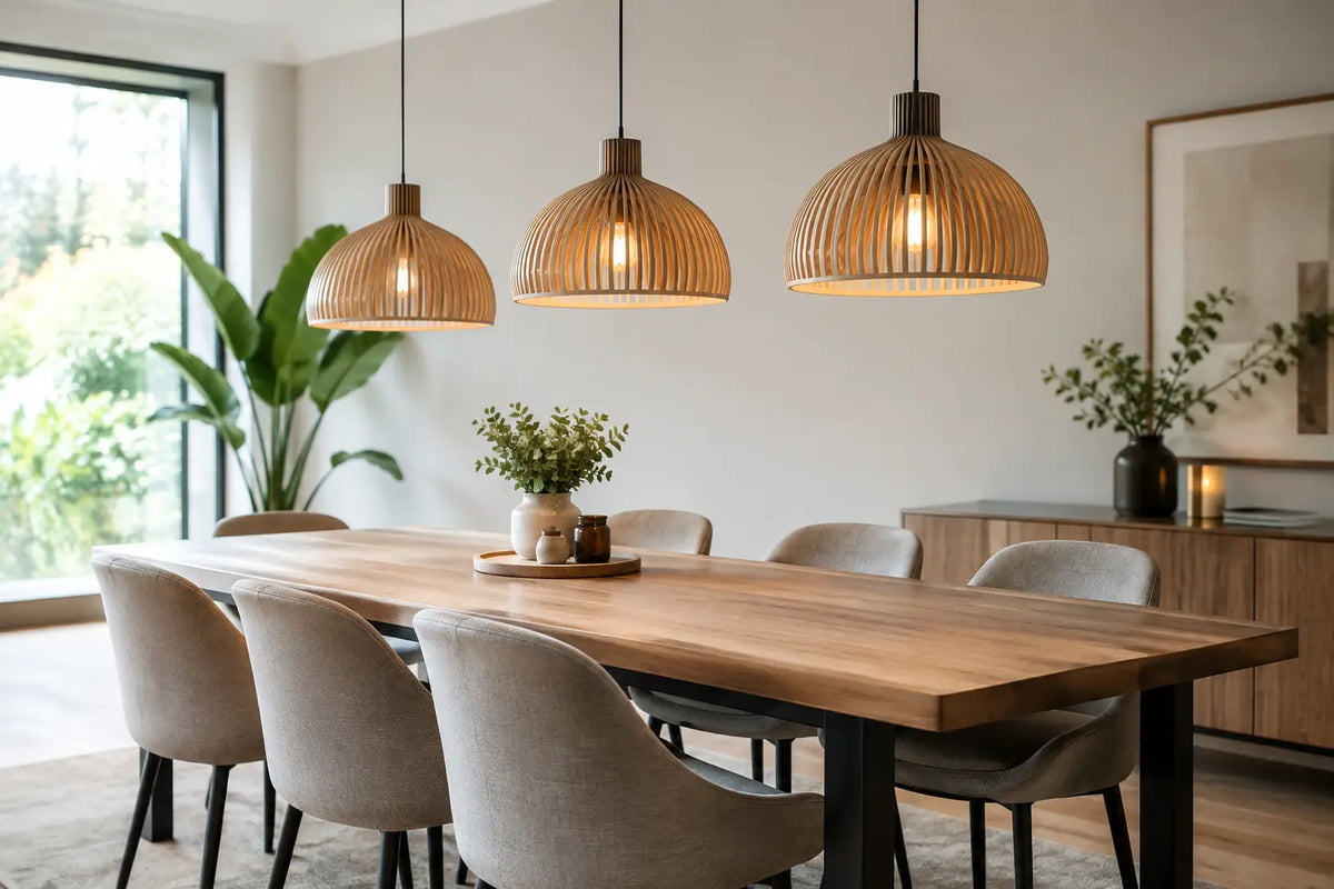 De juiste hanglamp boven eettafel kiezen