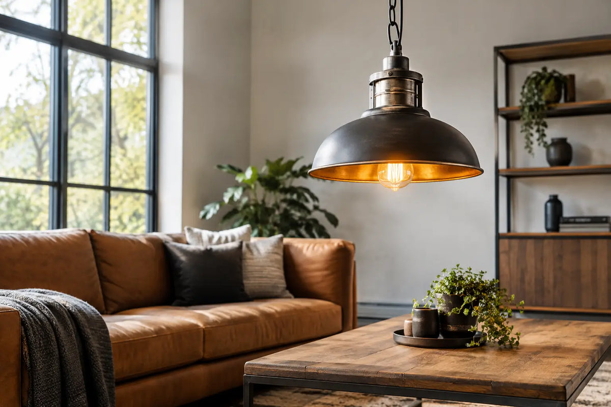 Industriële lamp woonkamer kiezen in 6 stappen