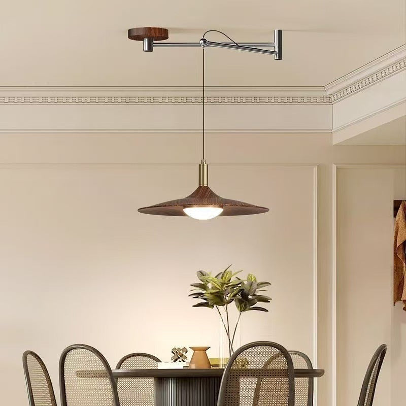 Dining Room Chandelier Simple Walnut Creative Chandelier