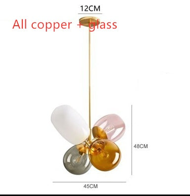 Stained Glass Chandelier