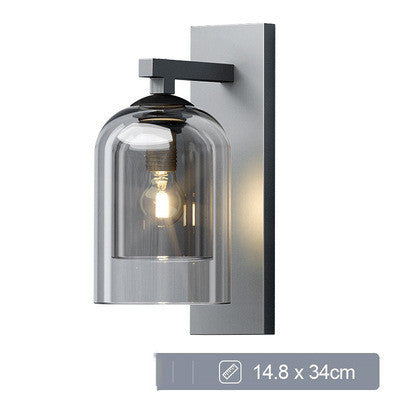 Glazen wandlamp