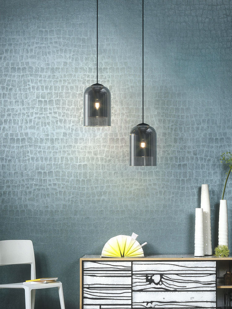 Glazen wandlamp