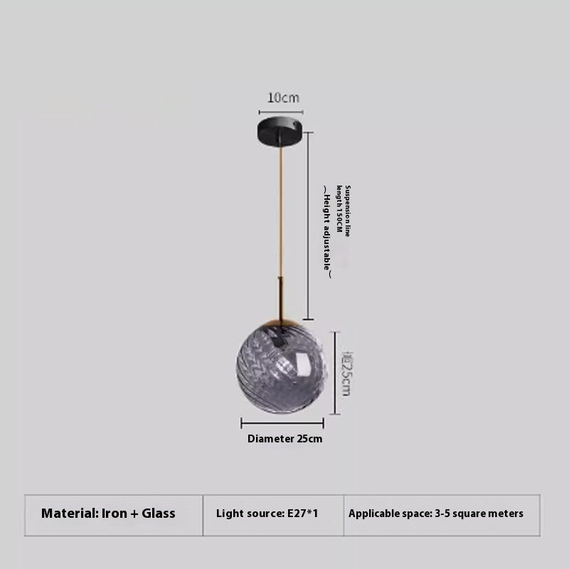 Glazen hanglamp