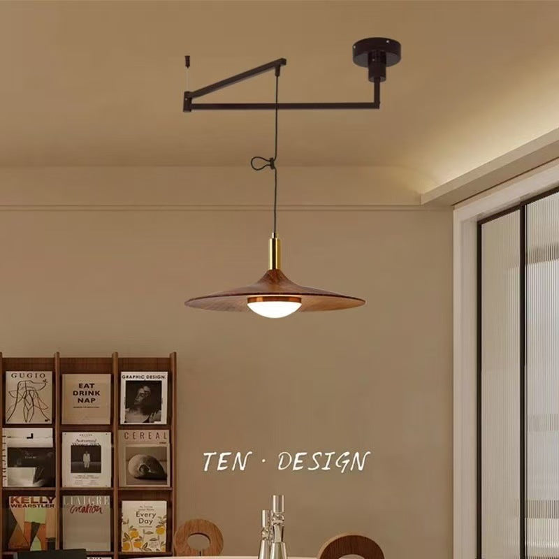 Dining Room Chandelier Simple Walnut Creative Chandelier