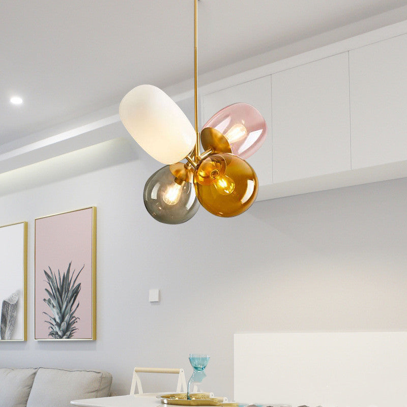 Stained Glass Chandelier