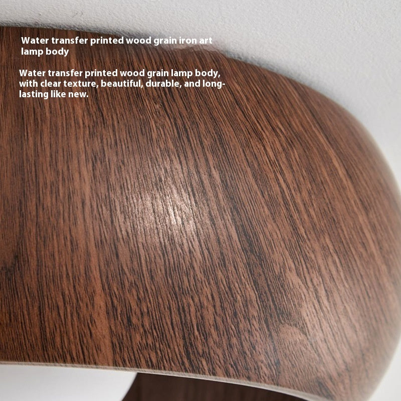 Aisle Corridor Light Creative Walnut Color Led Ceiling Light