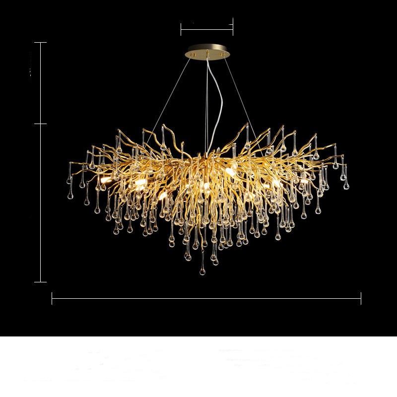 Luxe kristallen hanglamp
