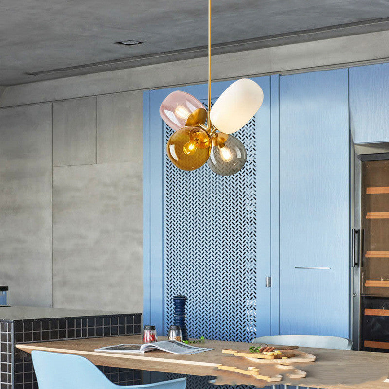 Stained Glass Chandelier