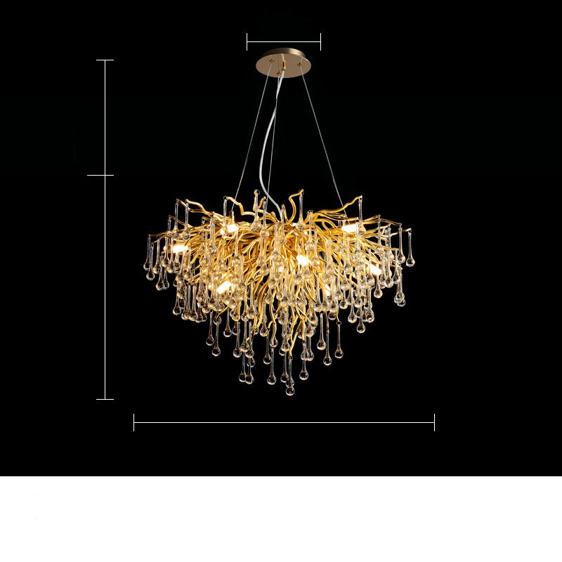 Luxe kristallen hanglamp