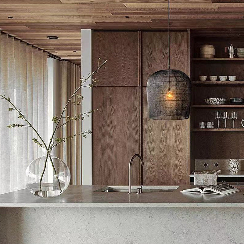 Zen-Rattan-Kronleuchter