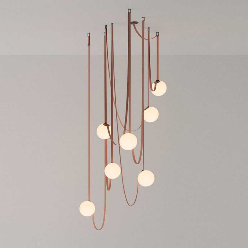 Modern Minimalist Duplex LED Chandelier