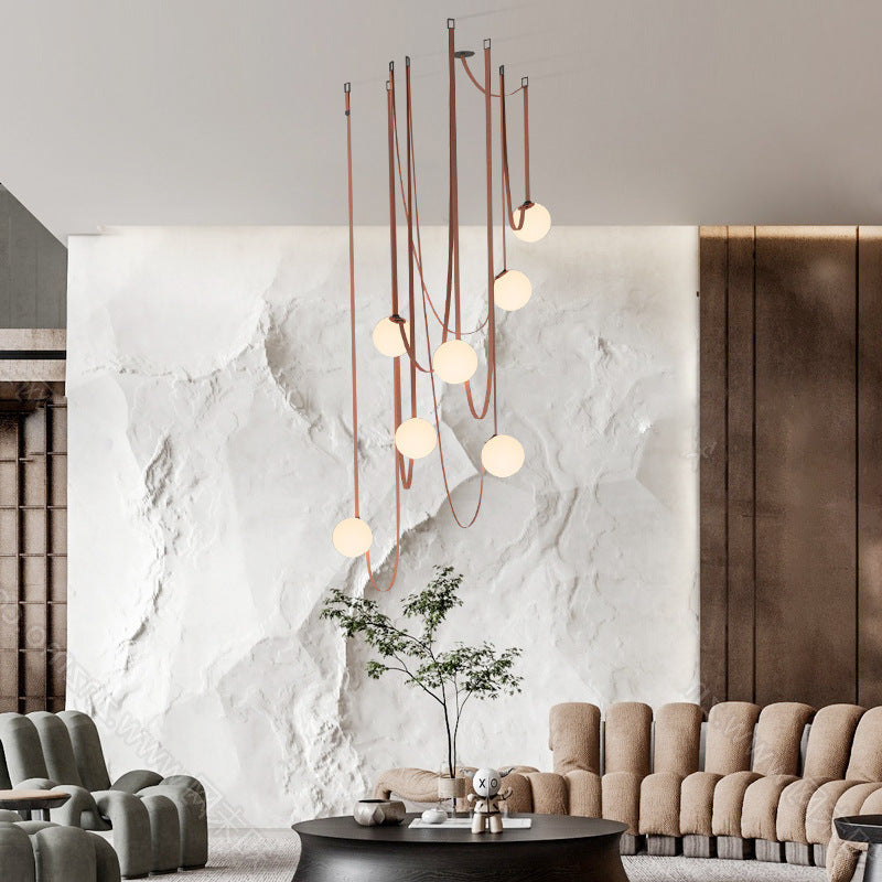 Modern Minimalist Duplex LED Chandelier