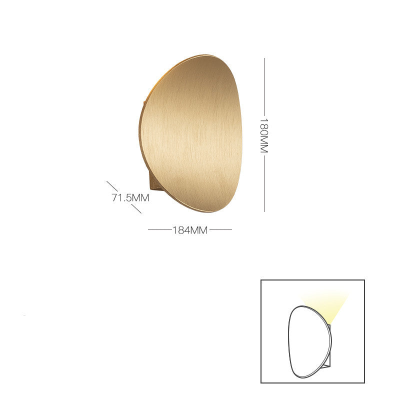 Wall Lamp LED Simple Round