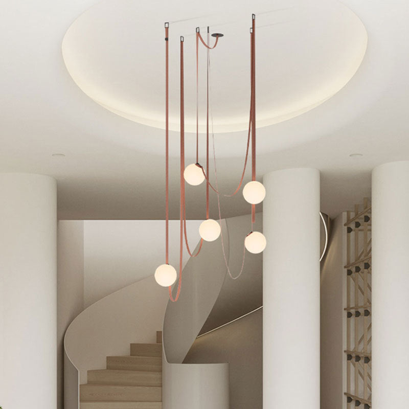 Modern Minimalist Duplex LED Chandelier