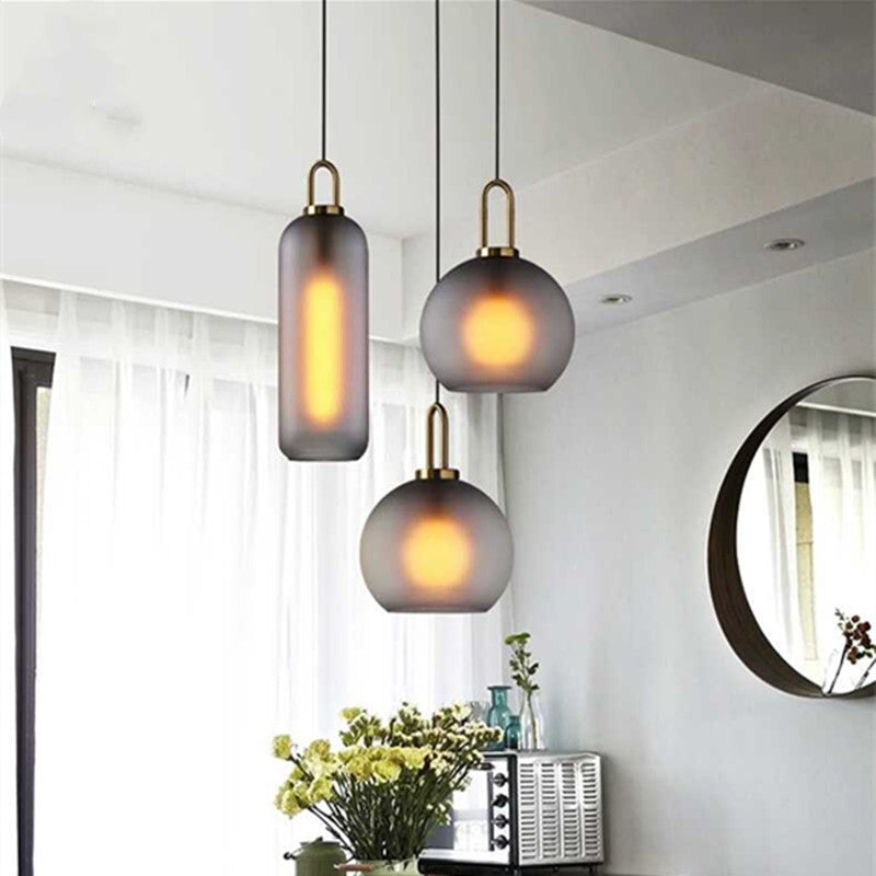 Glazen hanglamp