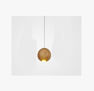 Ssolid wood ball chandelier