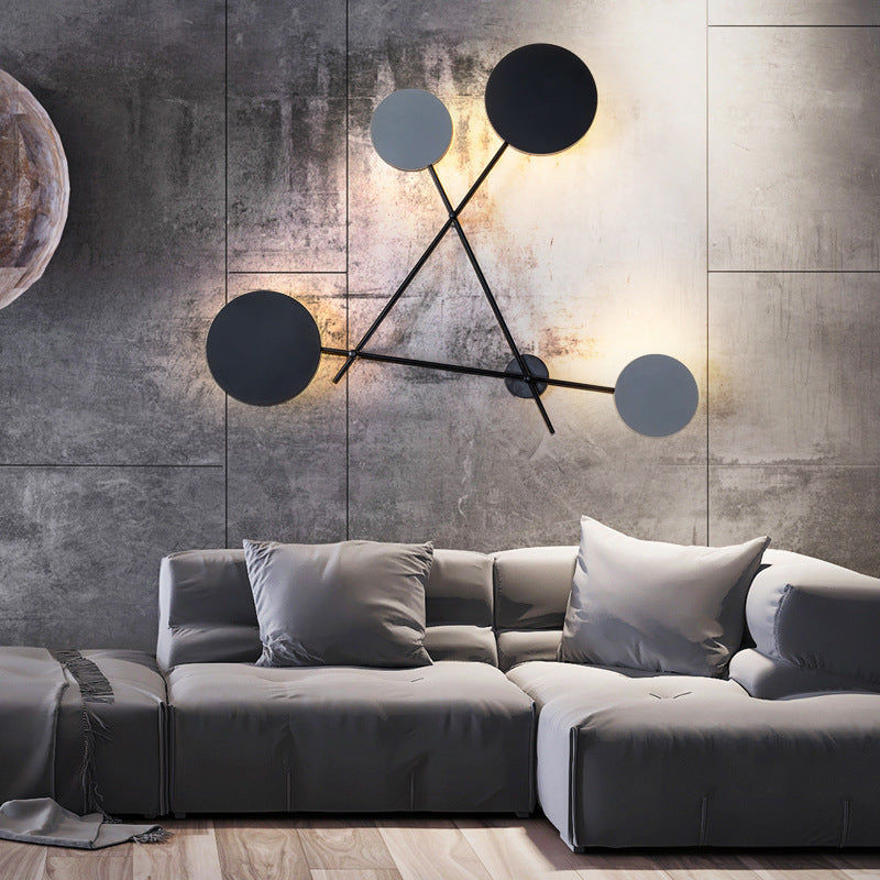 Industrial Style Triangular Led Wall Lamp