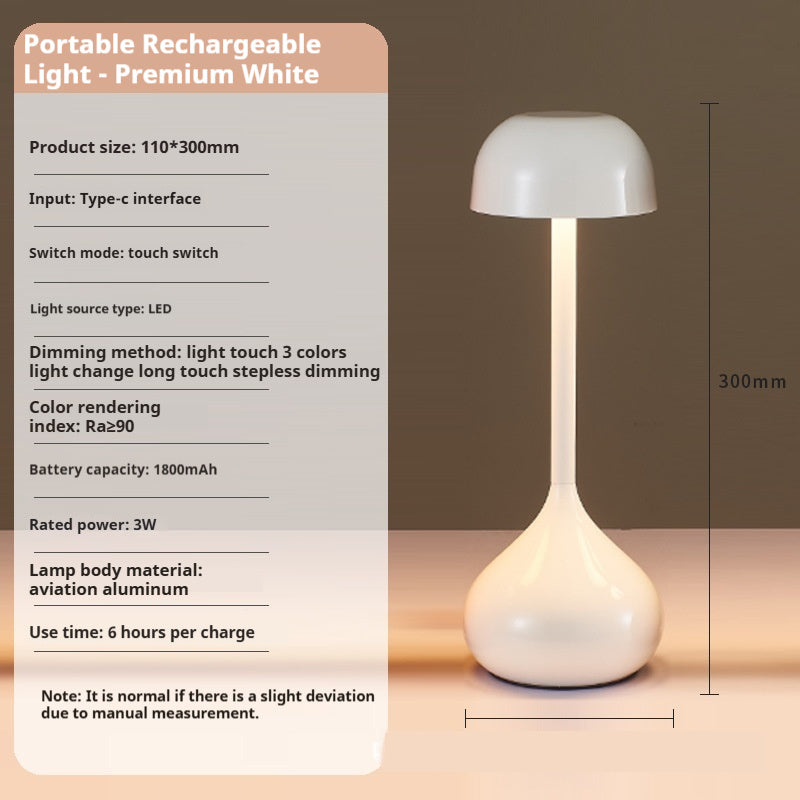 Portable Rechargeable Table Lamp