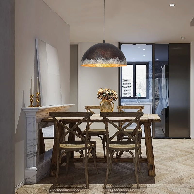 Industrial-Style Table Pendant Light