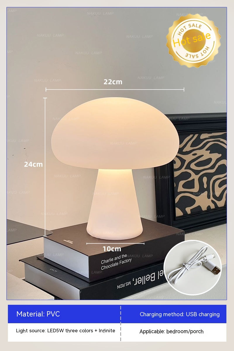 Champignon oplaadbare tafellamp