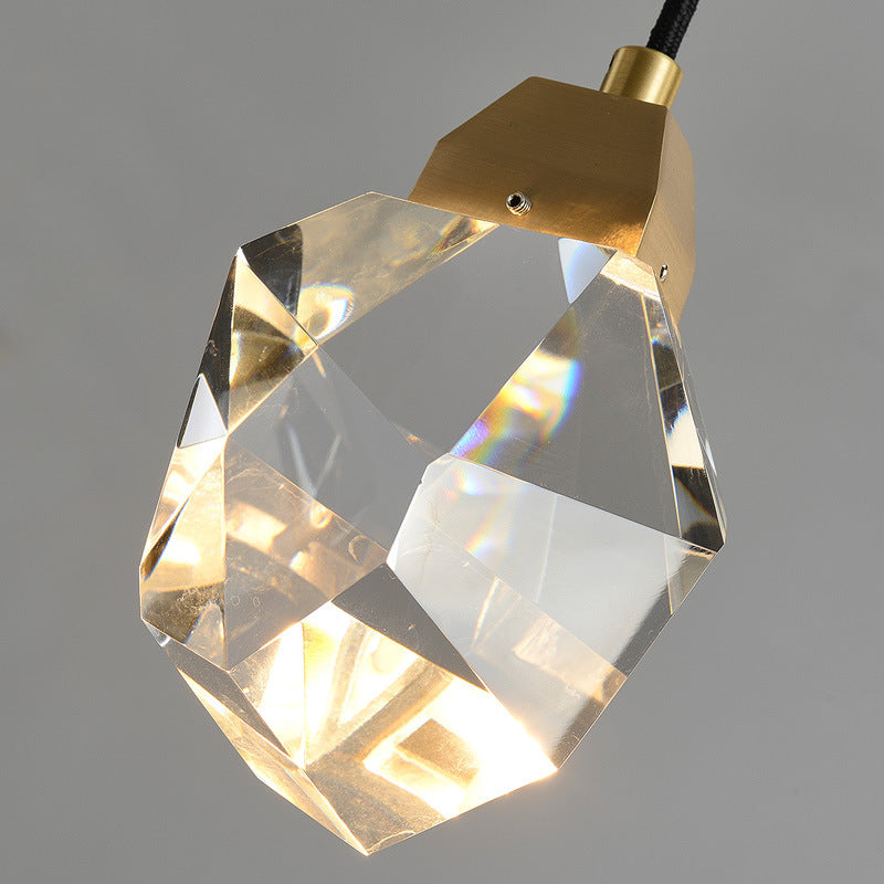 Luxury Crystal Copper Wall Lamp