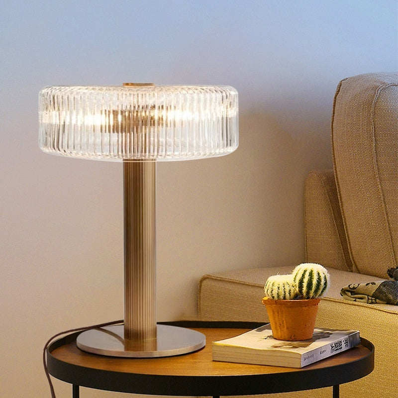 Light Luxury Glass Lamp