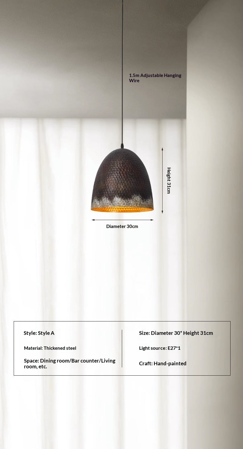 Industrial-Style Table Pendant Light