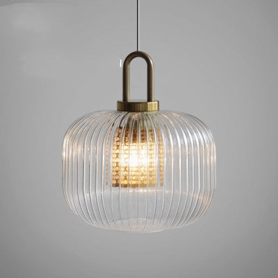 Einflammiger Glasleuchter