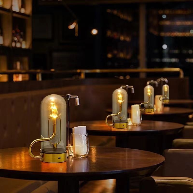 Creative Charging Imitation Candle Swing Ambience Table Lamp