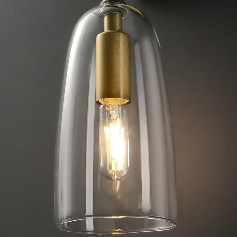 Copper Background Wall Lamp Living Room Bedroom Bedside Lamp